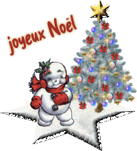 Gif bon Noël Winnie et Tigrou